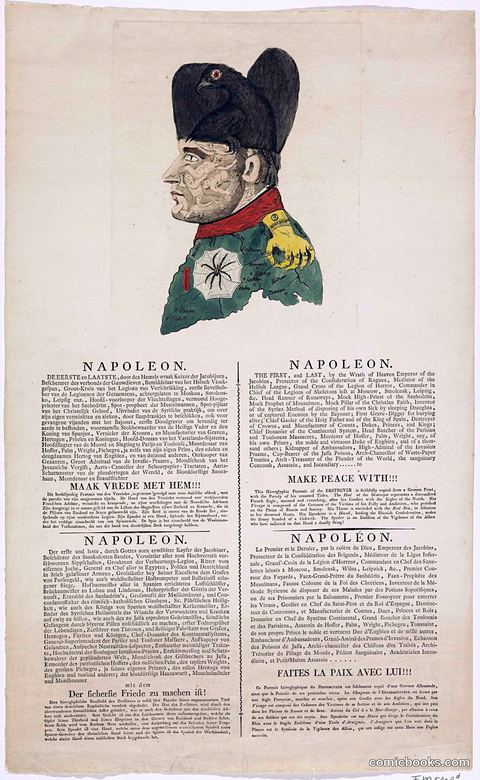 Spotprent op Napoleon