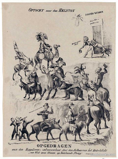 Optocht naar den Helicon (Procession to Helicon)