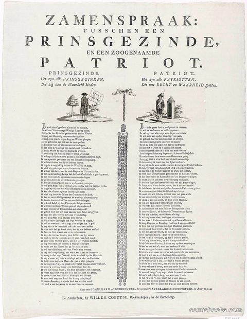 Samenspraak tussen een prinsgezinde en een patriot (Dialogue between a Royalist and a Patriot)