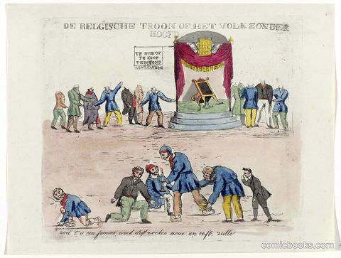 Belgian Troop Seeking a King