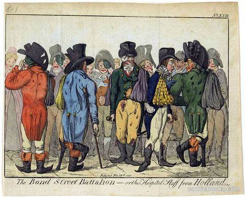 The Bond Street Battalion—or the Hospital Buff from Holland