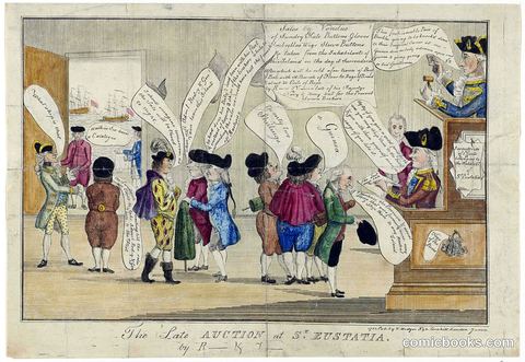 The Late Auction at St. Eustatius