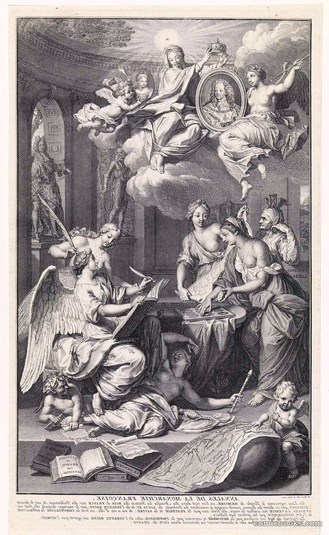 Allegory of the History of French Monarchy