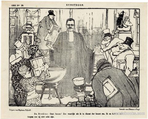 A Satire on Art Historian Abraham Bredius