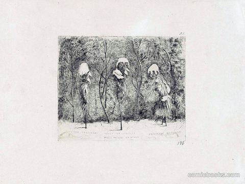 Fantasie-compositie betrekking over de Frans-Duitse oorlog