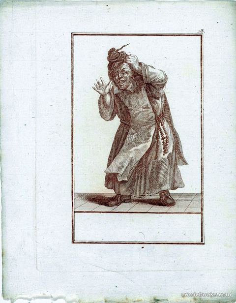 Standing Monk with Snake on His Head