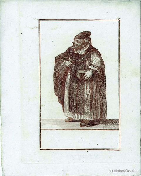 Monk with Money Chest