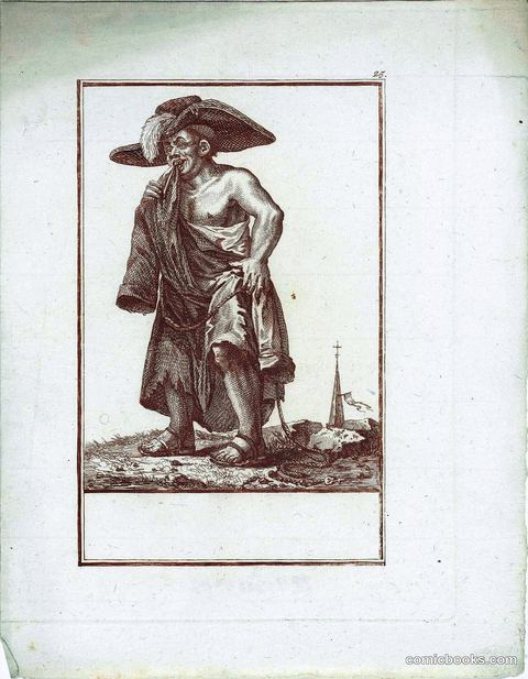 Monnik zijn pij opetend (Monk Eating His Cassock)