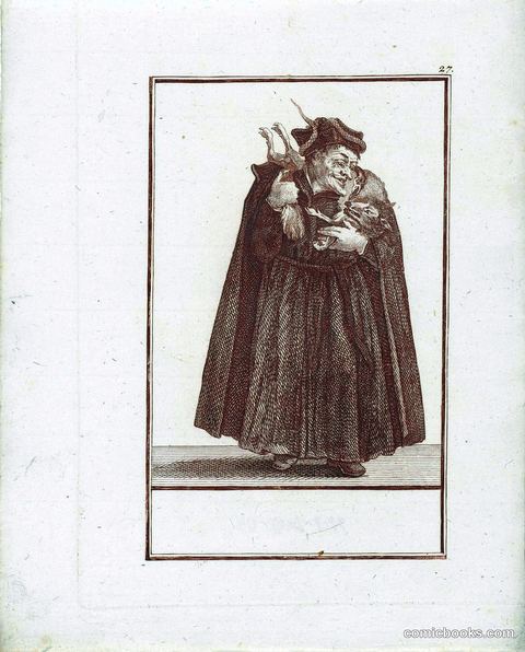 Monk with a Fox as Stole
