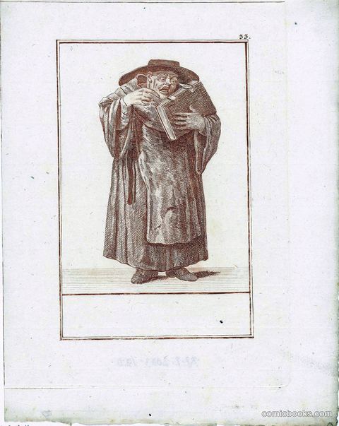 Monk with a Bible