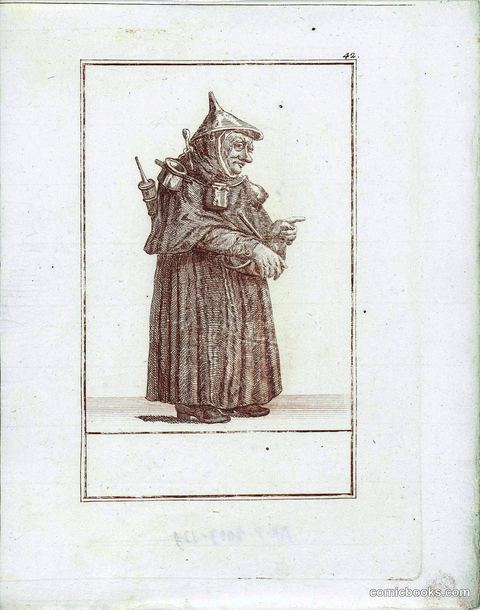 Monk with Medical Instruments