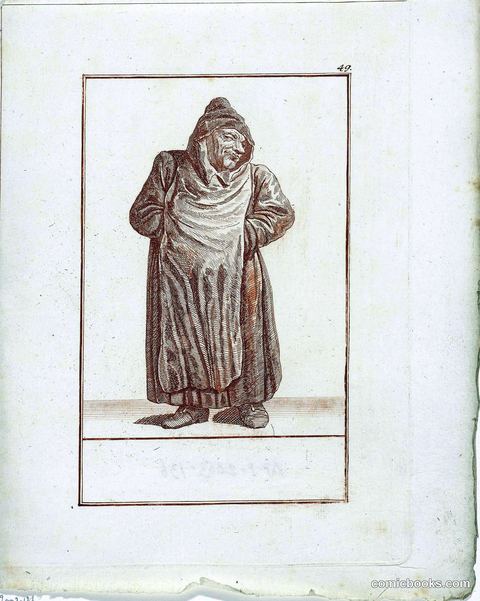 Monnik met voorschoot (Monk with Apron)