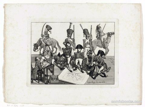 Spotprent op Napoleon