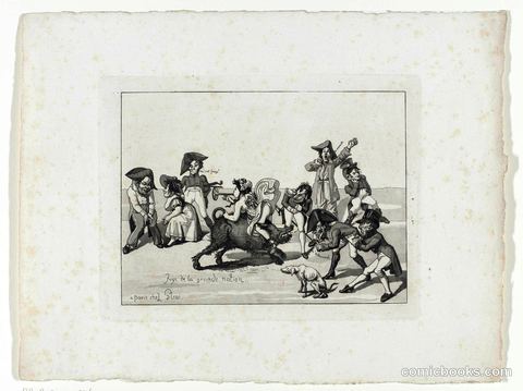 Spotprent op Napoleon