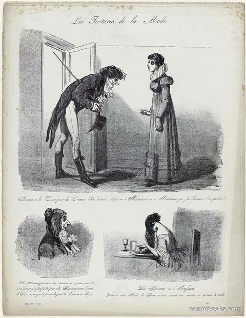 Les Tortures de la Mode (The Tortures of Fashion), No. 19: Cheveux à la Titus