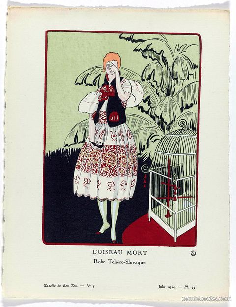 L'Oiseau Mort (The Dead Bird): Tchéco-Slovaque Dress