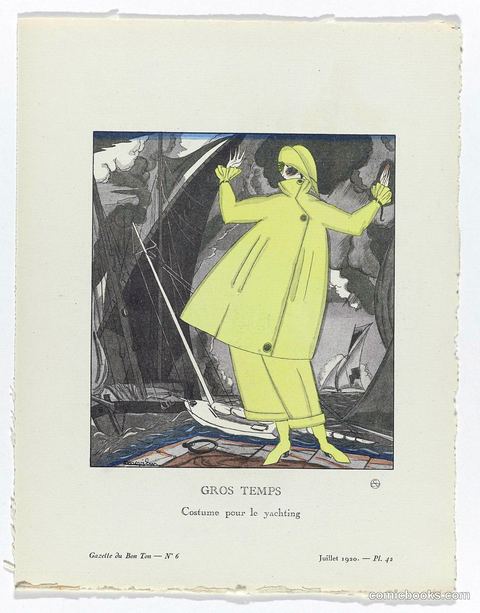 Gros Temps: Costume pour le yachting