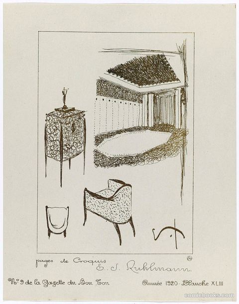 Pages de Croquis by E.J. Ruhlmann