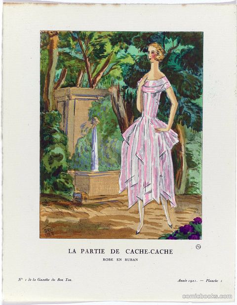 La Partie de Cache-Cache (Hide-and-Seek): Robe en Ruban