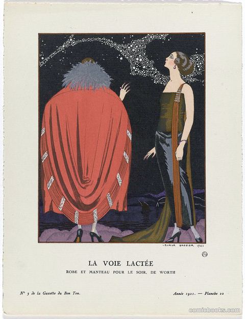 La Voie Lactée: Evening Wear by de Worth