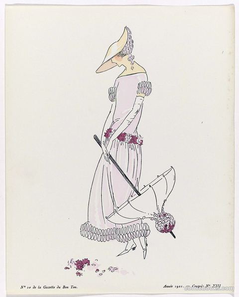 Fashion Illustration from Gazette du Bon Ton