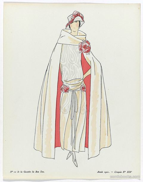 Gazette du Bon Ton, 1921 - Fashion Illustration No. XIV