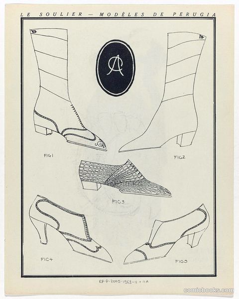 Le Soulier—Modèles de Perugia
