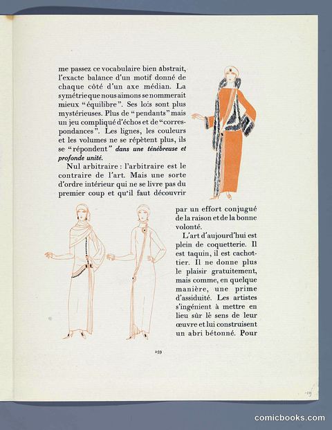 Fashion Illustration: Asymmetrical Robes