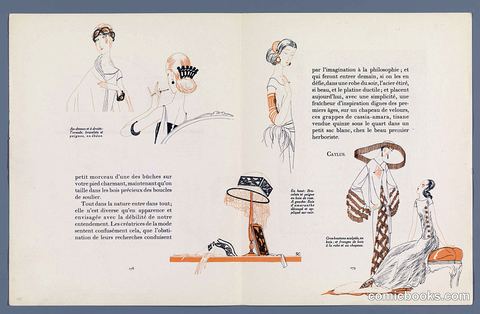 Fashion Illustration from Gazette du Bon Ton