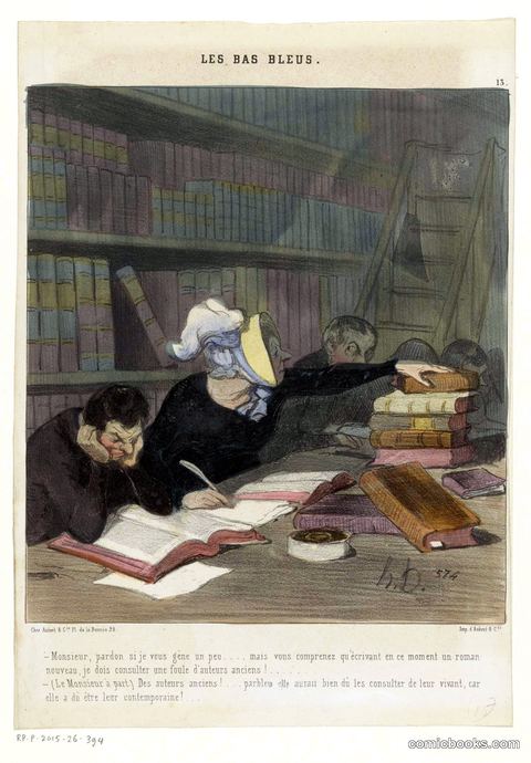 Les Bas Bleus (The Blue Stockings)