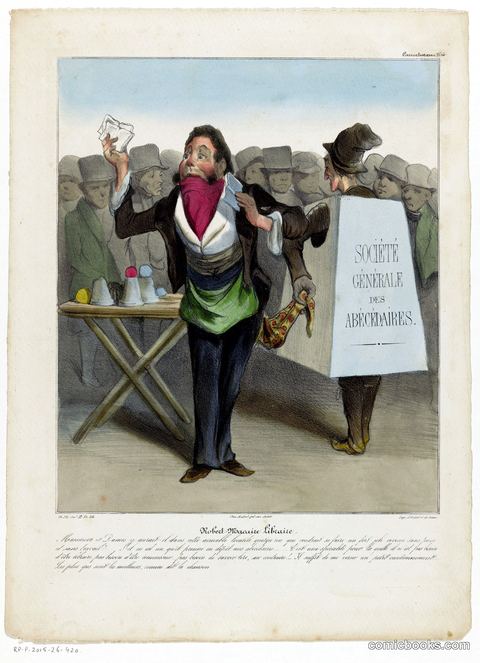 Robert Macaire as a Book Vendor