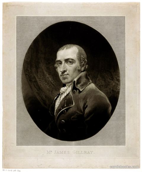 Portrait of James Gillray, Caricaturist