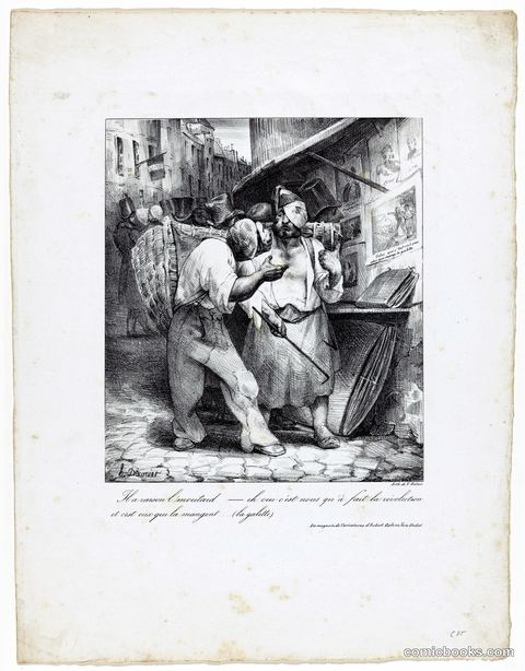 Two Ragpickers Discussing a Print