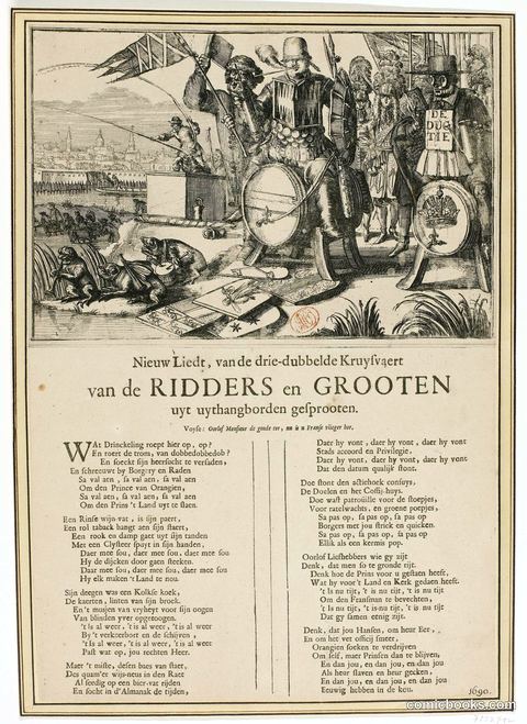New Song of the Three-Fold Quarrel of the Ridders and Grooten