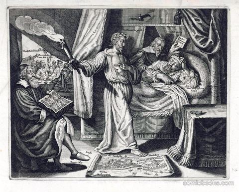 The Ghost of Gustavus II Adolf Appears at the Bedside of the Elector of Saxony