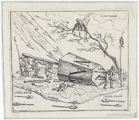 Napoleon Crushed Beneath a Hexagonal Block