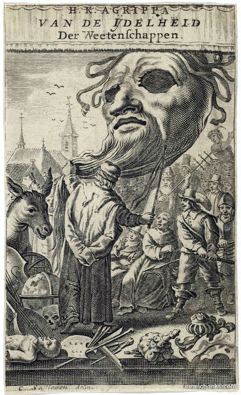 Spotprent op de kunsten (Mock Print on the Arts)