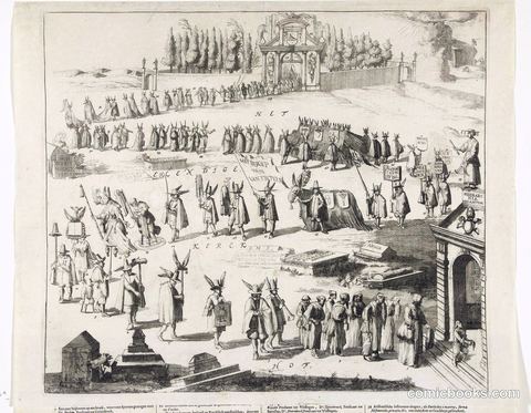 Funeral Procession of Dominie Abraham van de Velde