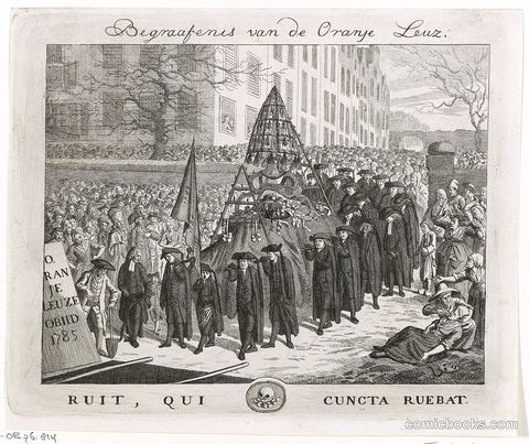 Begrafenis van de Oranje Leus (Funeral of the Orange Lion)
