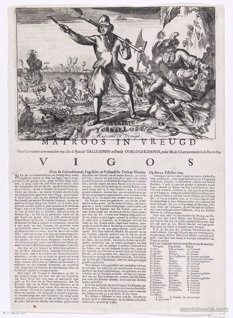Dutch Naval Victory at Vigo, 1702