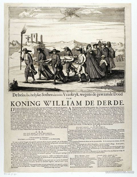 French Satire on the Rumored Death of William III