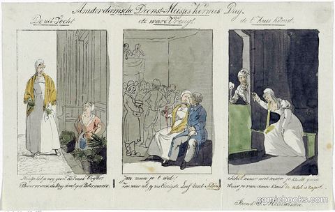 Amsterdam Servant Girls at the Fair