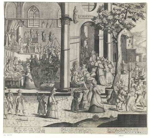 Grotesque Satire on the Roman Church (Right Panel)