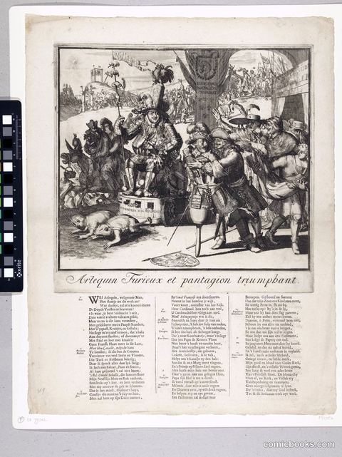 Arteguin Furieux et pantagrion triumphant (Harlequin Furious and Pantagruel Triumphant)
