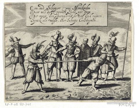 The Struggle for the Golden Staff (De strijd om de Gouden Stok)