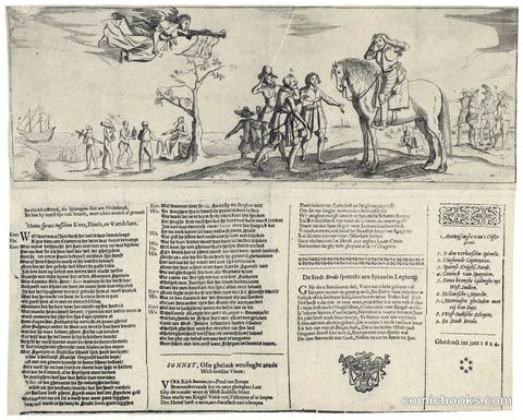 Spotprent op het geldtekort van Spinola [Satirical Print on Spinola's Lack of Funds]
