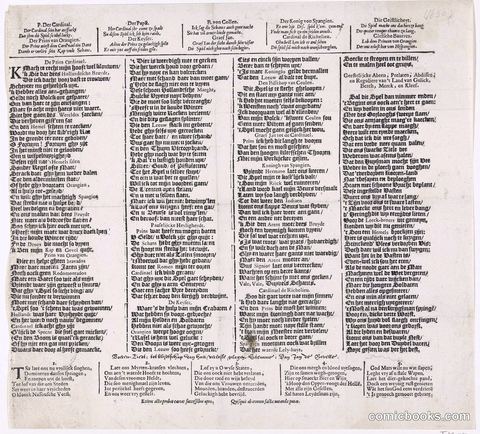 Broadsheet on the Siege of Schenckenschans