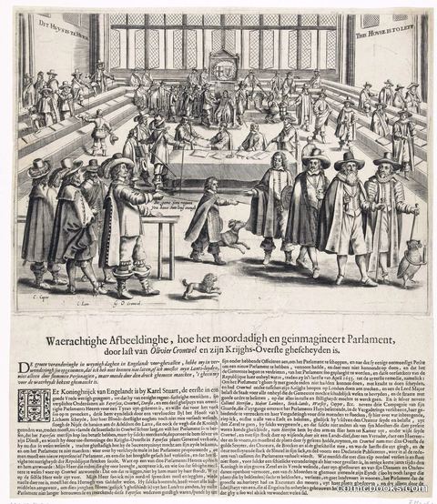 Oliver Cromwell Dismisses Parliament
