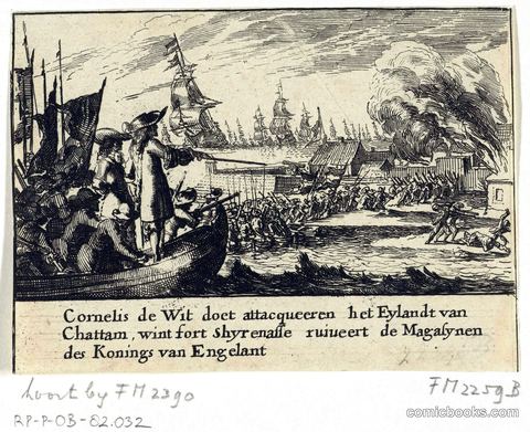 Cornelis de Witt Attacks the Island of Chatham