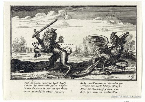 The Dutch Lion Chases Away the French Rooster